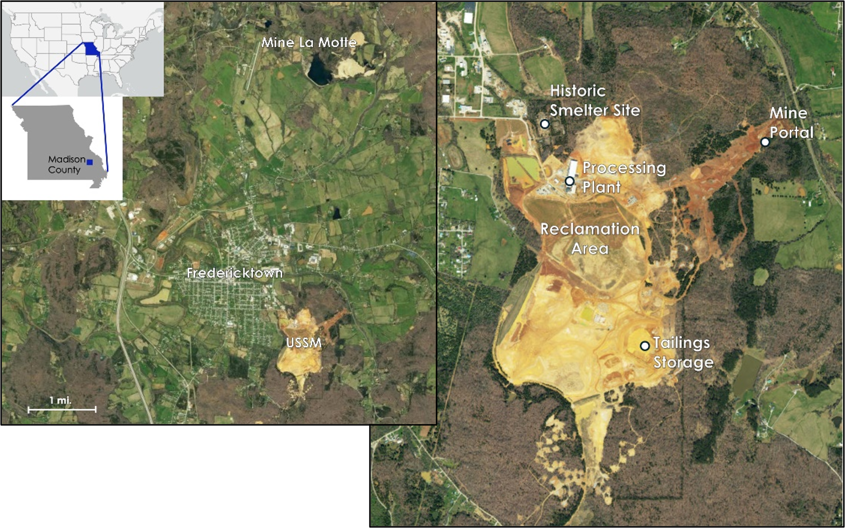 image of two overlapping maps of the project area