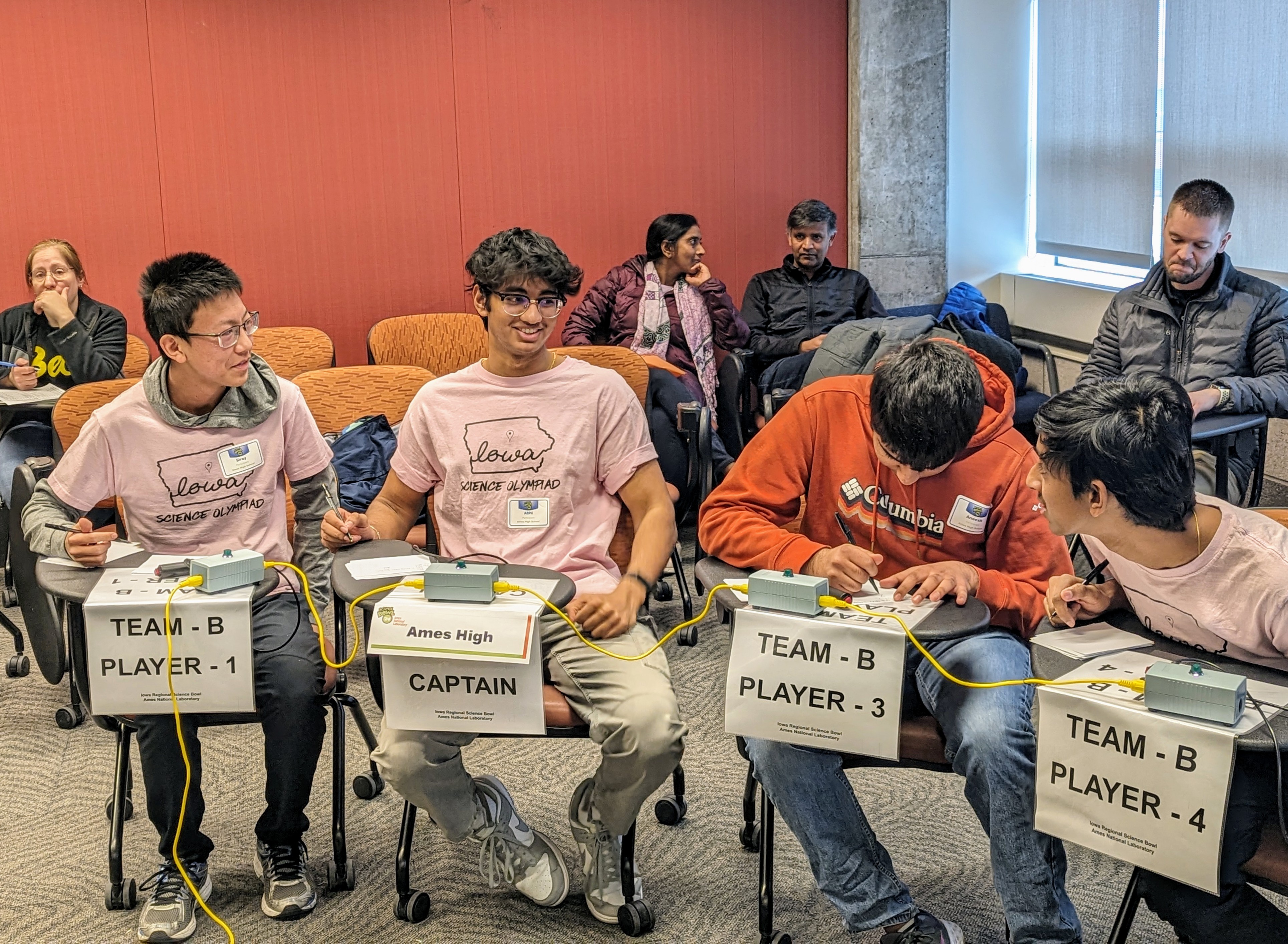 Students at 2024 High School Science Bowl.
