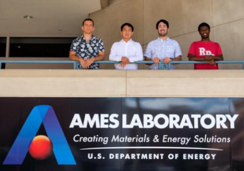 Ames Lab Fall 2022 SULI students