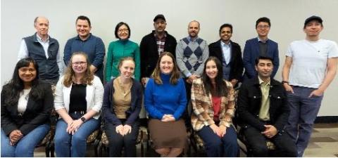 Ten members with mentors from Colorado School of Mines and Idaho National Laboratory and a DOE guest. 