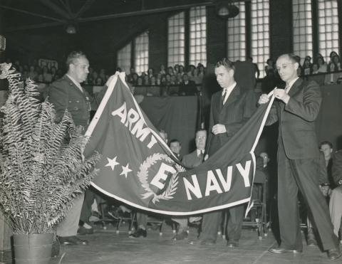 Army-Navy E-Flag presentation