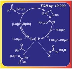 Depiction of catalytic carbon-oxygen bond