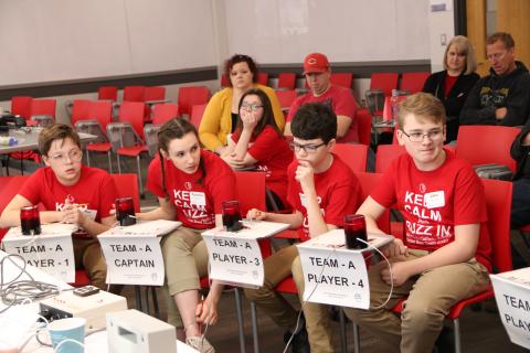 Middle school science bowl team