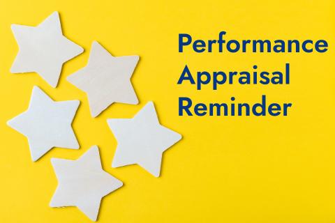 performance appraisal reminder