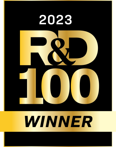 logo for 2023 R-and-D 100 winner