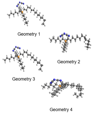 Molecular structure of Cyphos IL 105 after optimization