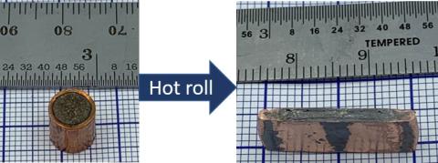 M-H loops of the processed thin magnet (in plane).