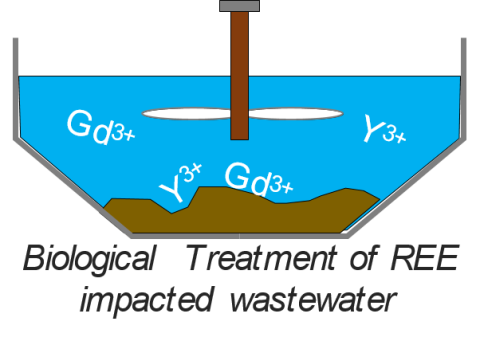 image with text biological treatment of REE impacted wastewater