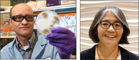 Discussions with and advice from CMI researchers David Reed (left) and Yoshiko Fujita (right) led to the ideation of a new company based on microbially-facilitated recovery of rare earths.