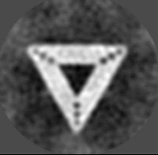 Direct imaging of unstained DNA origami