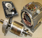 image of motors, which are recyclable feedstock