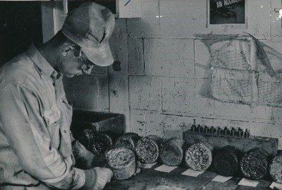 historic photo, Ames Lab uranium production