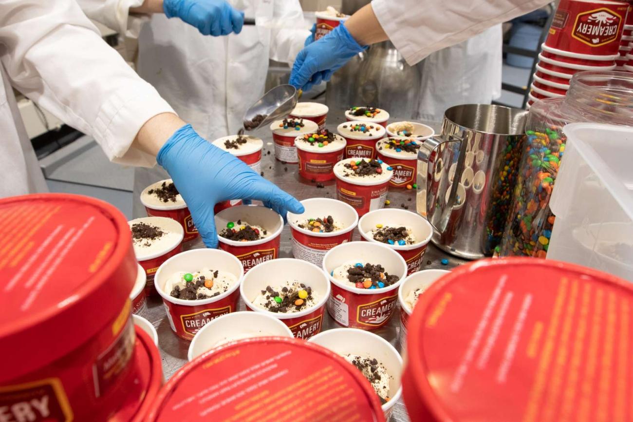 Ames Lab ice cream production