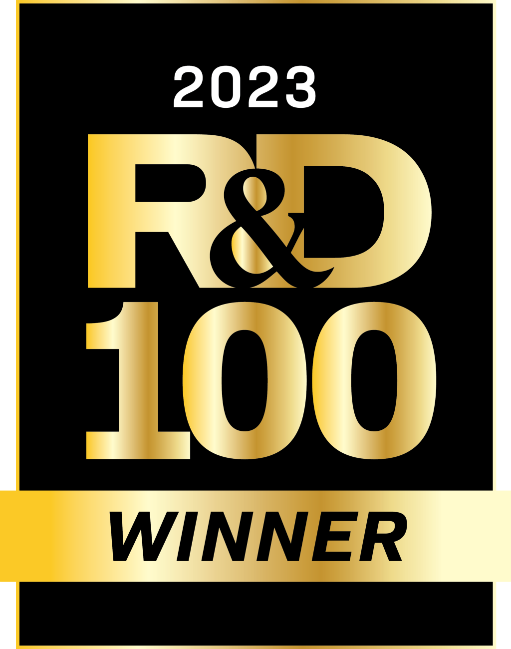 logo for 2023 R-and-D 100 winner