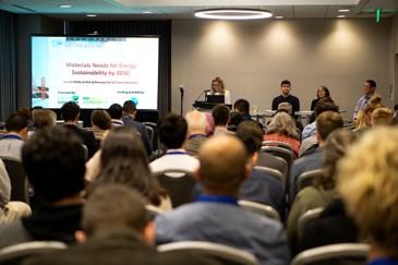 group of people in classroom-like setting: Panel discussion on materials need for sustainability sponsored by the Focus on Sustainability Subcommittee of the Materials Research Society in San Francisco, April 10-14, 2023.