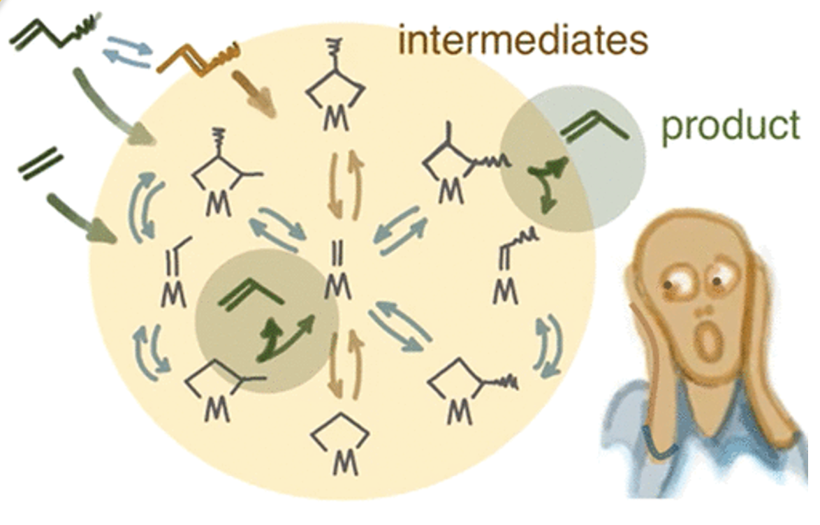 Proposed mechanism of isomerizing ethenolysis