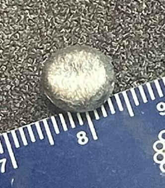 image of as-deposited Nd “marble”