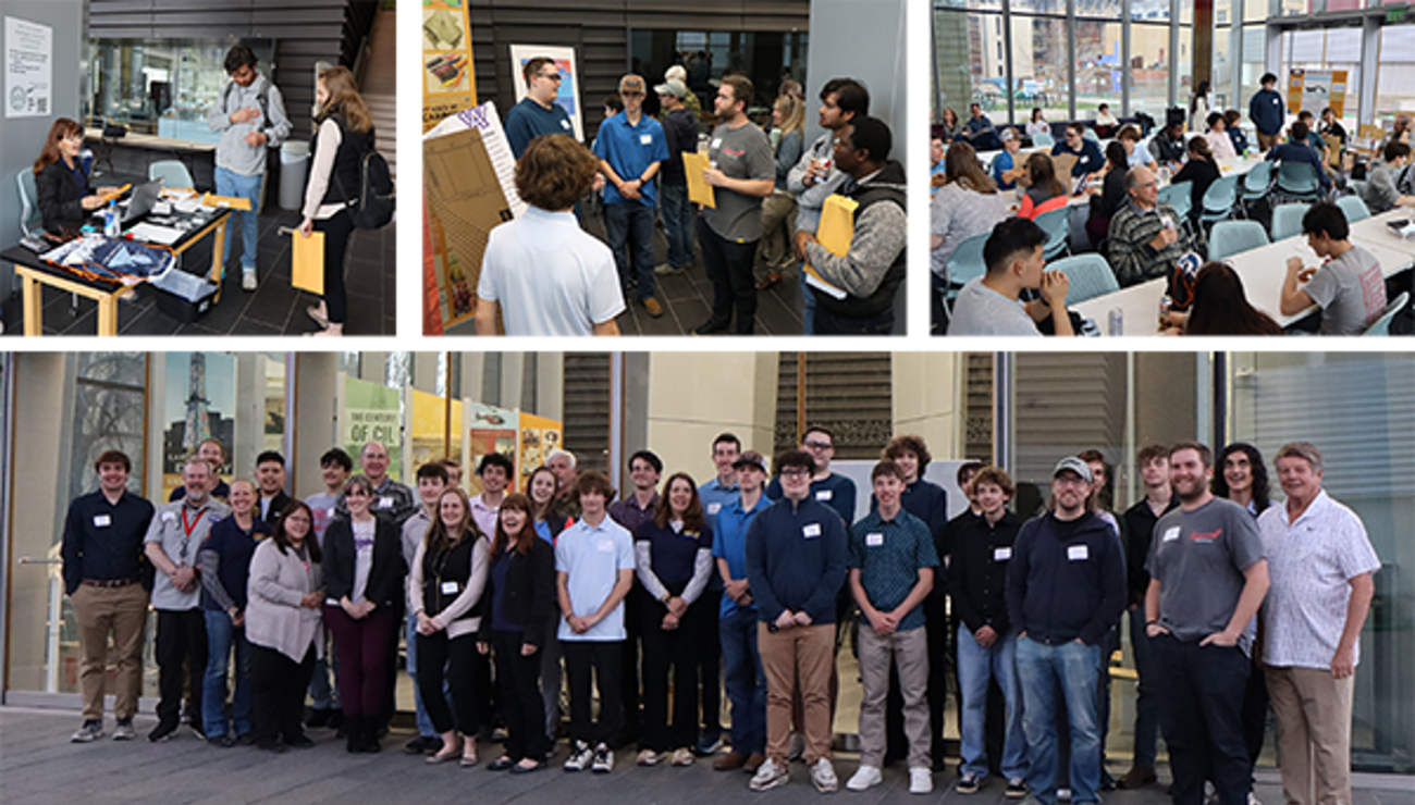 composite of four images from the RM MESA event at Colorado School of Mines