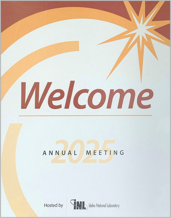 welcome sign for the 2025 CMI Annual Meeting 
