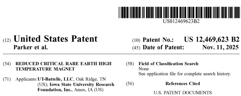 screenshot of part of a US patent
