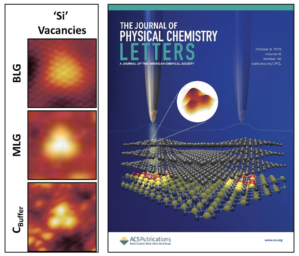 Images of STM topographies and visualization of the experiment. 