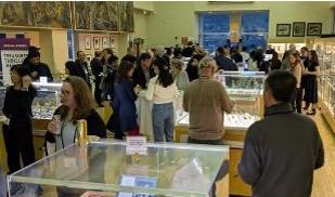 CMI early career researchers network with CMI Team members from industry, as well as from universities and national laboratories, during the meet-and-greet held at the Mines Museum of Earth Sciences during the 2026 CMI winter Meeting hosted by Colorado School of Mines in February.