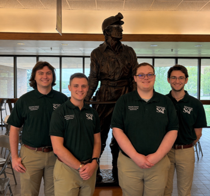 CMI-Sponsored Senior Design Team at Missouri S&T – Travis Young, Andrew Budd, Chase Schroeder, Benjamin Rodrigue (left to right)