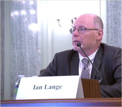Prof. Ian Lange, Colorado School of Mines testifying on mineral markets. 
