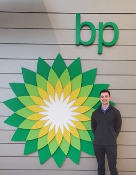 Former intern at Colorado School of Mines Alex Nelton is working as an analytics intern for BP.