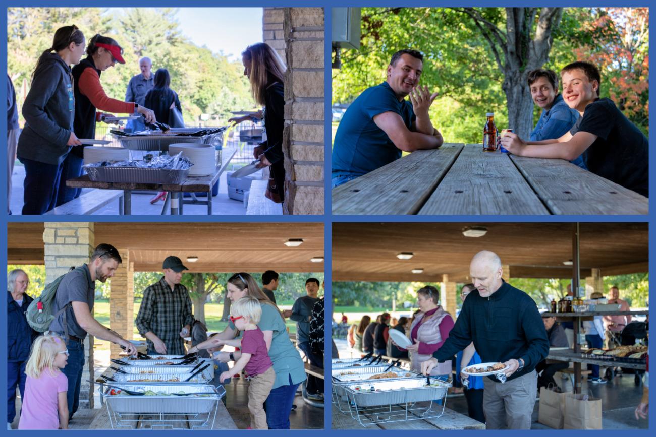 Ames Lab Fall family picnic 2022 collage
