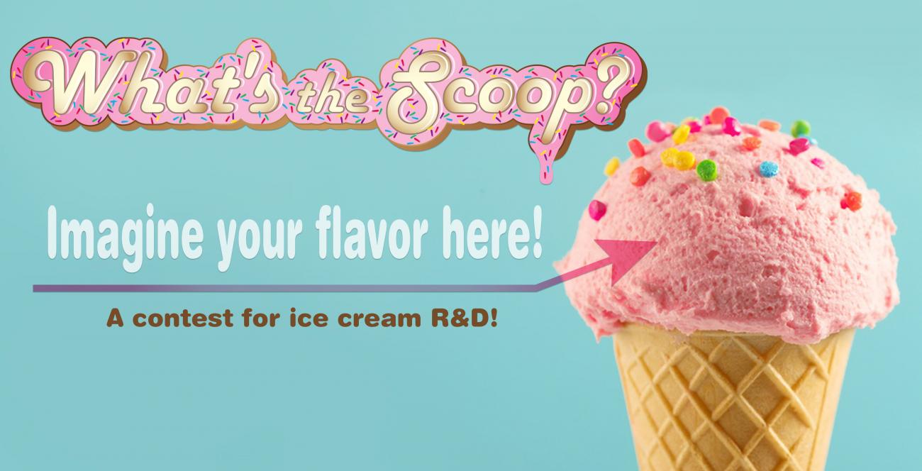 ice cream contest graphic