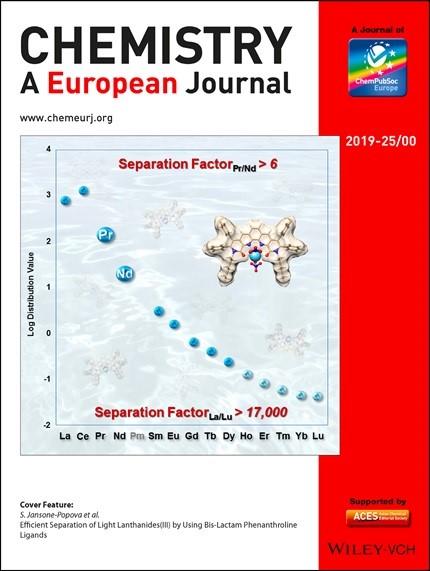 CMI-funded research on cover of Chemistry - A European Journal