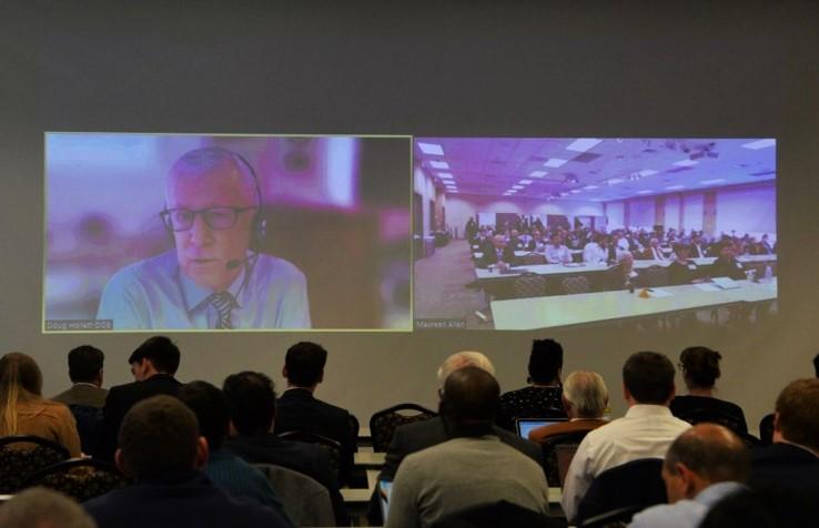 image of CMI Winter Meeting Plenary Session by Douglas Hollett, Special Advisor on Critical Minerals and Materials, U.S. Department of Energy.