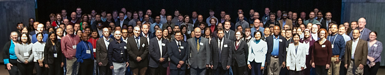 image of group of people lined up on several rows