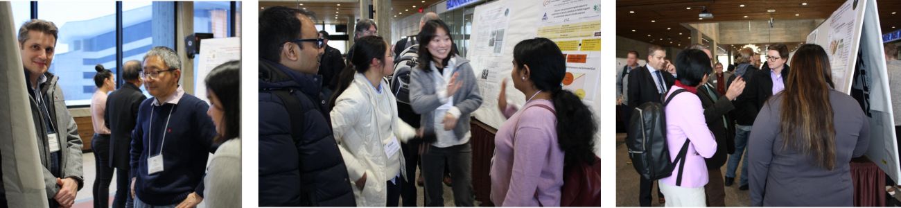 CMI researchers share information during poster sessions during the CMI Phase III Kick-Off Event