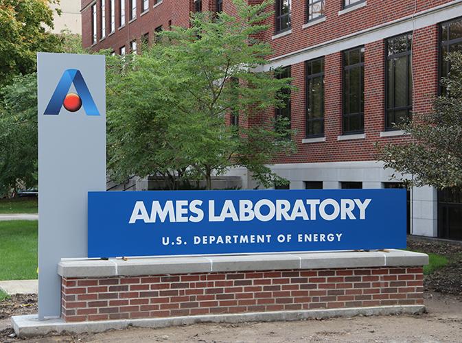 Ames Laboratory sign