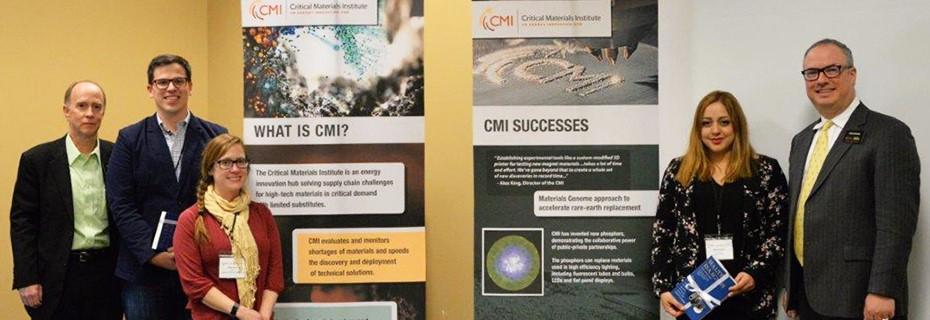 cmi leaders with poster winners for 2019 winter meeting