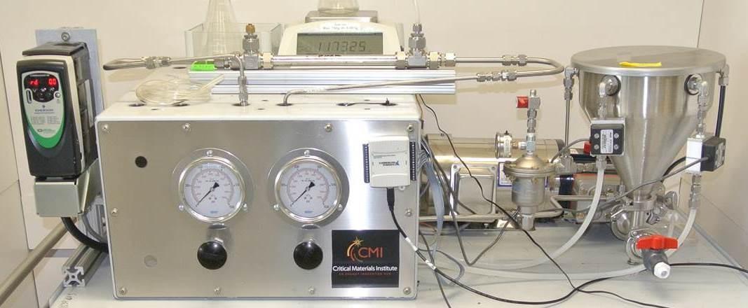 CMI filtration test equipment at Idaho National Laboratory