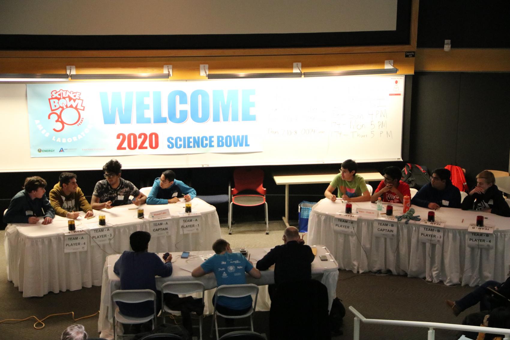 Championship match from 2020 High School Science Bowl