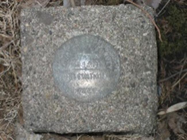 USGS elevation marker