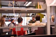 people standing in a research laboratory