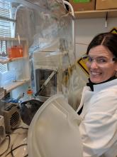 scientist in research laboratory