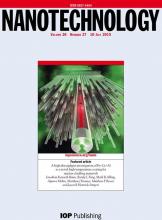 cover of the journal Nanotechnology